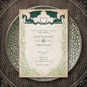 Invitation Imaginaire Dragon Gamer