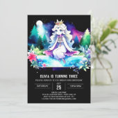 Invitation Imaginaire Enchanted Princesse Anniversaire (Debout devant)