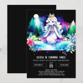 Invitation Imaginaire Enchanted Princesse Anniversaire (Devant / Derrière)