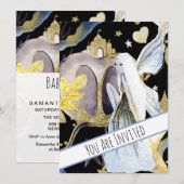 Invitation *~* Imaginaire Fairy Citrouille Baby shower Invita (Devant / Derrière)