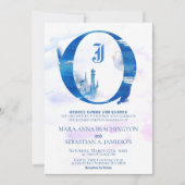 Invitation *~* Imaginaire Fairy Tale Medieval Castle Mariage (Devant)