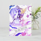 Invitation *~* Imaginaire Fairy Tale Sky Baby shower Invitati (Debout devant)