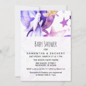 Invitation *~* Imaginaire Fairy Tale Sky Baby shower Invitati (Dos)