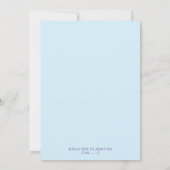 Invitation Imaginaire magique Arc-en-ciel ours Anniversaire d (Dos)