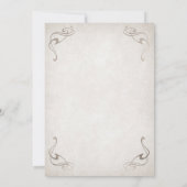 Invitation Imaginaire médiéval 40e anniversaire (Dos)