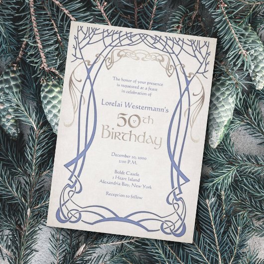 Invitation Imaginaire médiéval 50e anniversaire