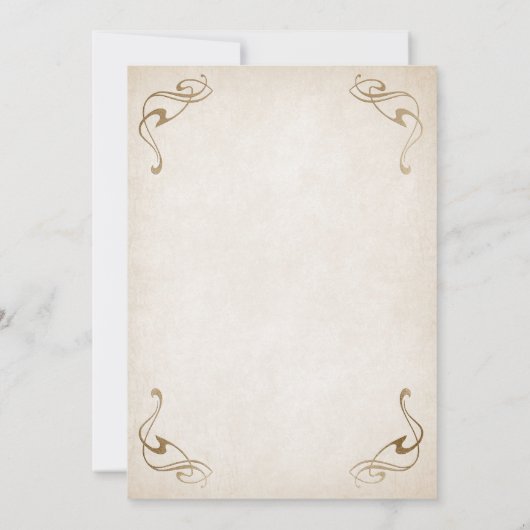 Invitation Imaginaire médiéval 60e anniversaire (Dos)