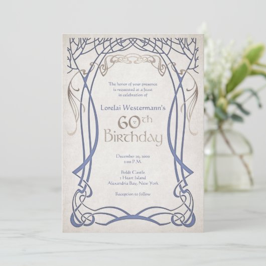 Invitation Imaginaire médiéval 60e anniversaire (Debout devant)