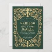 Invitation Imaginaire médiéval de l'épée et du bouclier Maria (Devant)