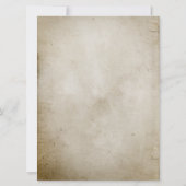 Invitation Imaginaire médiéval personnalisable (Dos)