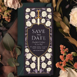 Invitation Imaginaire médiéval Sword & Shield Enregistrer la<br><div class="desc">Invitation vos invités mariages avec ce design d'Imaginaire médiéval Royal Sword & Shield Monogram. Ce design est parfait pour les couples à la recherche d'une esthétique d'imaginaire médiéval royale mais moderne. Personnalisez le texte, la police et les couleurs en fonction de vos préférences de conception. Objets correspondants dans notre boutique...</div>