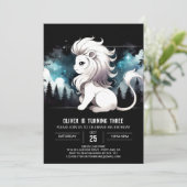 Invitation Imaginaire Pastel Lion (Debout devant)
