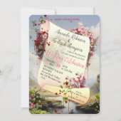 Invitation Imaginaire royaumes de paysages magiques (Devant)