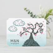 Invitation Imaginaire surréaliste Cerry Blossom (Debout devant)