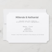 Invitation Imaginaire surréaliste Cerry Blossom (Dos)