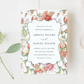 Invitation Imaginaire tropical Boho Floral Mariage