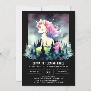 Invitation Imaginaire Whimsical Horse Anniversaire