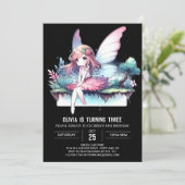Invitation Imaginaire Whimsy Fairy Anniversaire (Debout devant)