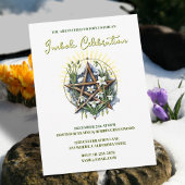 Invitation Imbolc Chandlemas Sunshine & Snowdrops Pagan