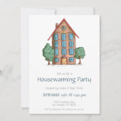 Invitation Immeuble & Arbres Nouveau Accueil (Devant)