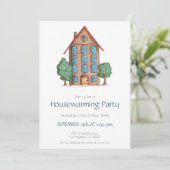 Invitation Immeuble & Arbres Nouveau Accueil (Debout devant)