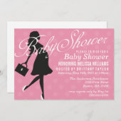 Invitation impertinente de Madame baby shower (Devant / Derrière)