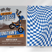 Invitation Impossible de m'attraper, j'ai trois ans pour mon