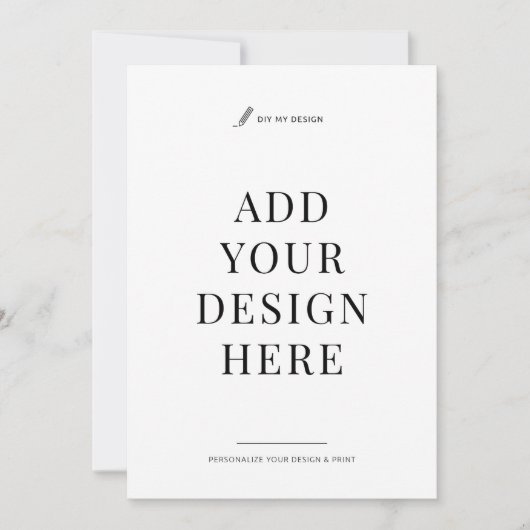 Invitation Impression 5x7" Invitations d'affaires  (Devant)