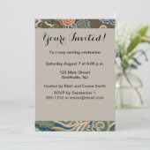 Invitation Impression de broderie en soie blanche antique chi (Debout devant)