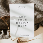 Invitation Impression de carton d'invitation 5"x7"