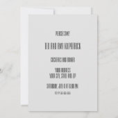 Invitation Impression de composition de Piet Mondrian rouge j (Dos)