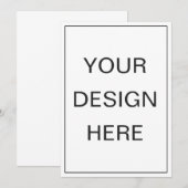 Invitation Impression d'invitation 13x18 cm (Devant / Derrière)