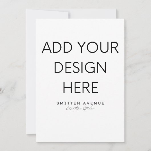 Invitation Impression d'invitation 5x7" (Devant)