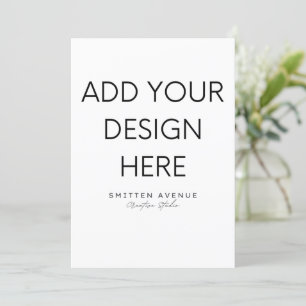 Invitation Impression d'invitation 5x7"