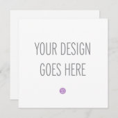 Invitation Impression d'invitation carrée (5,25x5,25) (Devant / Derrière)