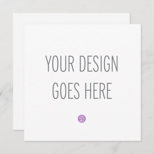 Invitation Impression d'invitation carrée (5,25x5,25) (Devant / Derrière)