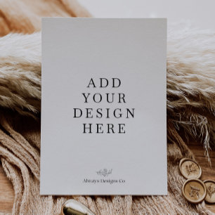 Invitation Impression d'invitations portrait 5x7"