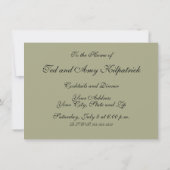 Invitation Impression d'oiseau Grackle violet d'Audubon Botan (Dos)