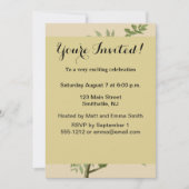 Invitation Impression d'oiseau Grackle violet d'Audubon Botan (Devant)