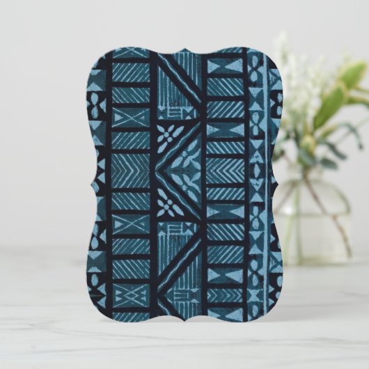 Invitation Impression hawaïenne (Debout devant)