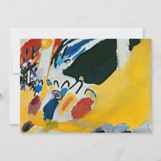 Invitation Impression III (Concert) de Wassily Kandinsky (Devant)