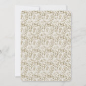 Invitation Impression léopard crème (Dos)