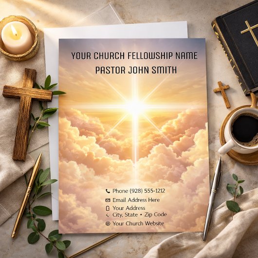 Invitation Impression numérique de l'église du nuage céleste