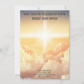 Invitation Impression numérique de l'église du nuage céleste (Devant)