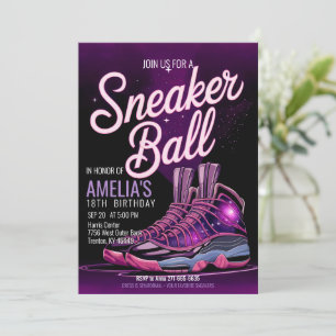 Invitation Impressionnante Galaxie Basket Ball fête d'anniver