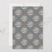 Invitation Imprimable Abstrait Accent Dot Mandala Diamond Til (Devant)