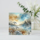 Invitation Imprimable aquarelle automnale Carnet de cadrage d (Debout devant)