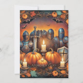 Invitation Imprimable Armure chrétienne d'Halloween de Dieu (Devant)
