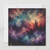 Invitation Imprimable Automne Twilight Distressing Encre (Devant)