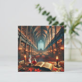 Invitation Imprimable Bibliothèque Whimsigoth Automnal Scrapb (Debout devant)